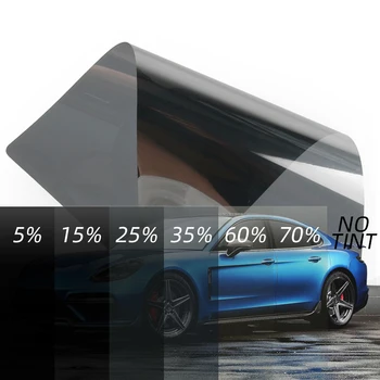 5% 20% 30% 45% Anti Shatter Glass Safety Security Solar Automotive Window Tint Film Privacy Nano Ceramic Car Window Tint Film