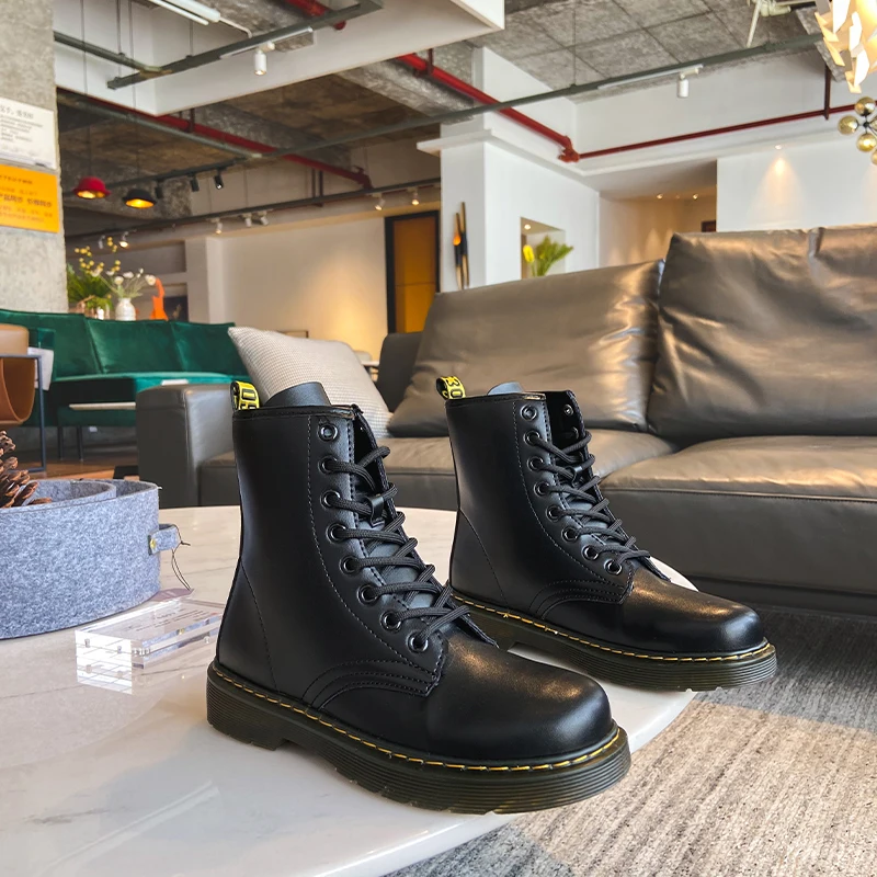 One yona Botas de piel para Mujer, Botines de tacón fino con cremallera,  informales, para otoño, 2018|Botas hasta el tobillo| - AliExpress