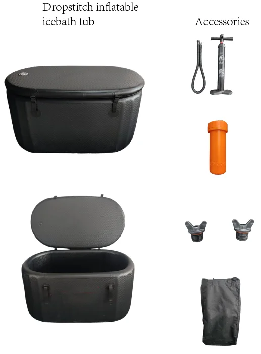 JZY SPORT Customizable Portable Inflatable Hot & Cold Spa Tub Multicolor Oval Design for Adults for Outdoor Use