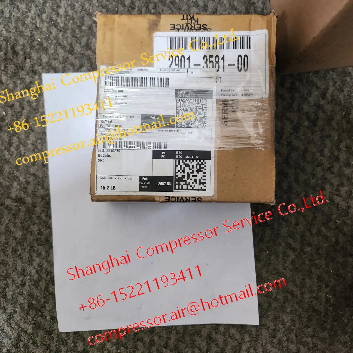 Original ATLAS COPCO 2901358100 C77/80 VCU SERVICE KIT