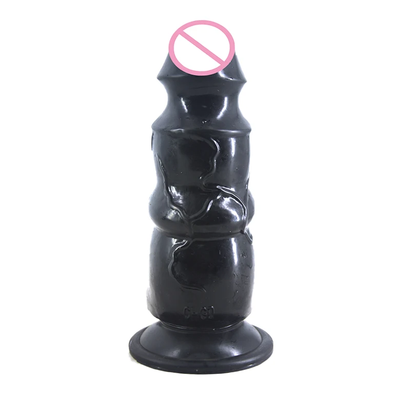 FAAK 21cm 8.5" 7.5cm Big PVC Animal Dildo Ribbed extra Stimulate Huge Anal Butt Plug Erotic Animal Pig Dildo Sex Toys for Couple
