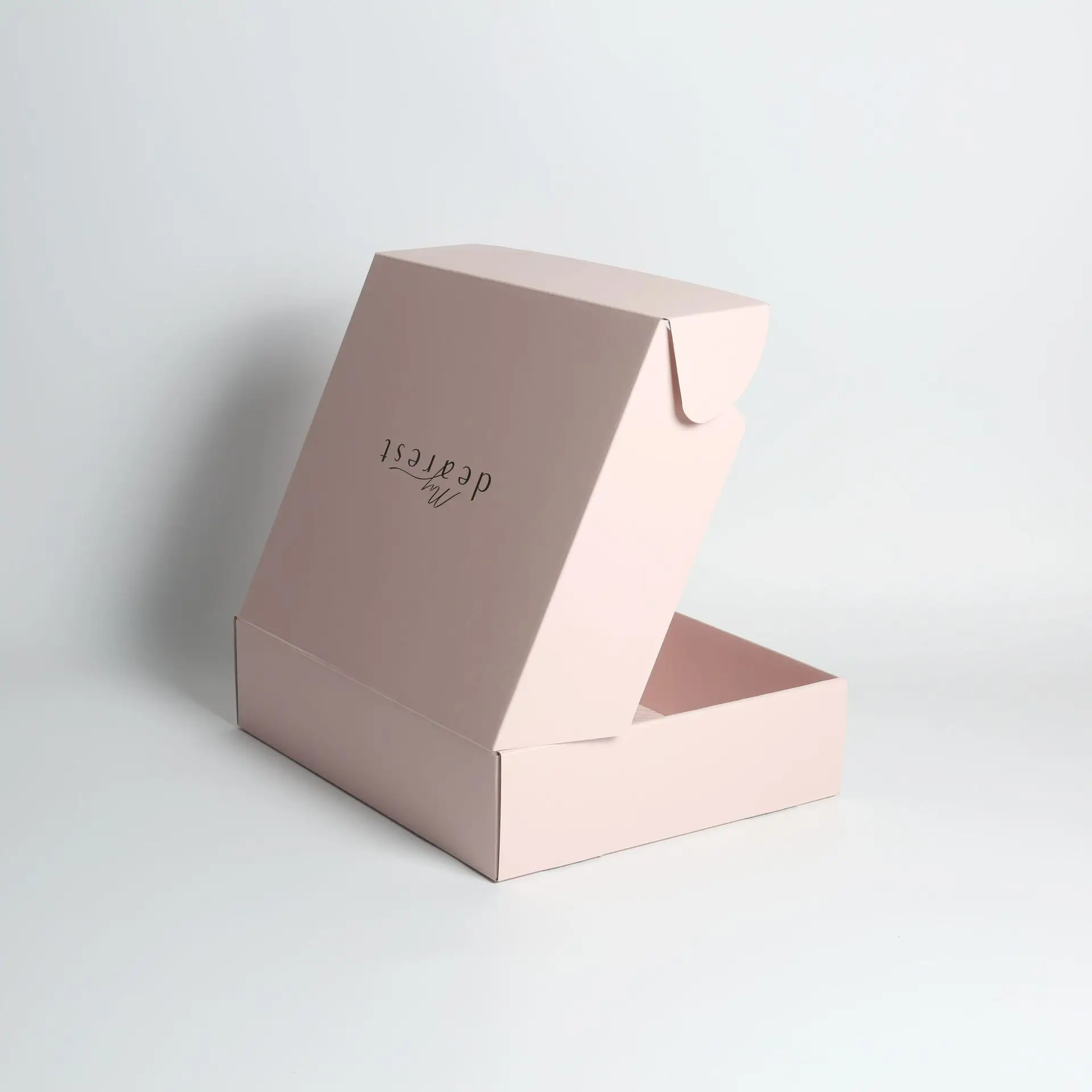 Custom Colorful Luxury Folding Pink Shipping Paper Box for Shoes and Hair Accessories for Mailer Packaging Socks Use