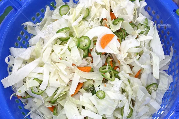 Salad Vegetable Production System Industrial Vegetable Washing Cutting Drying Processing Line