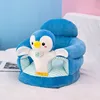 Esponja ovalada azul estilo pingüino