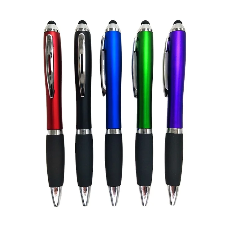 Amerpromo Ballpoint Pens parker Beta Standard Chrome Trim Red Color Plastic Body Custom logo Promotional Writing Ballpoint Pen