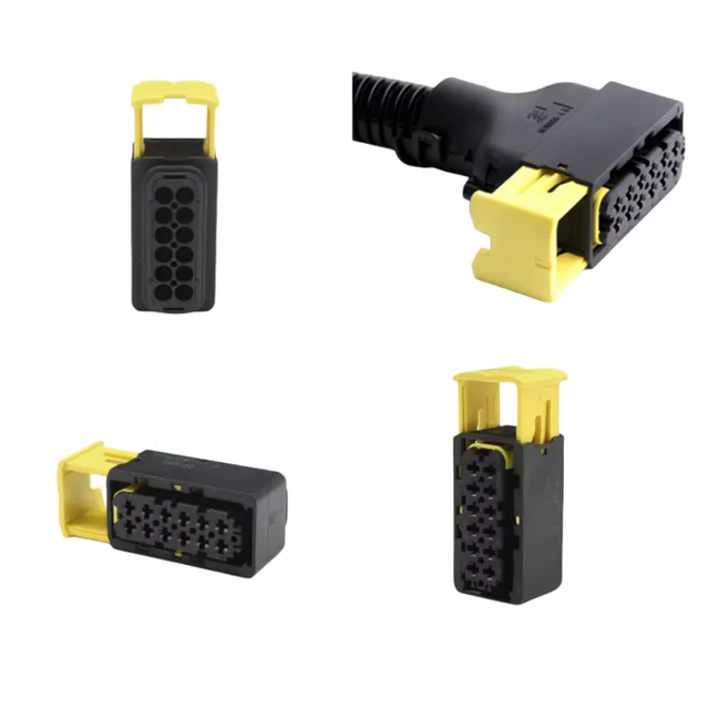 1-1670901-1 New Energy Connector Plug 12-Pin Female Sealing Automotive Waterproof Wiring Harness