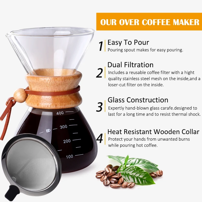 Modern Manual V60 Coffee Maker Set Travel Bag in 2023