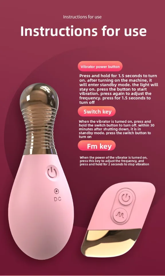 Uovo saltante femminile, giocattoli sessuali con telecomando senza fili, masturbazione, uovo saltante, massaggiatore vibrante, giocattoli sessuali per adulti multifrequenza_voghion.com