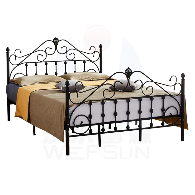 Princess Iron Bed Simple Modern Style Homestay King Size Dormitory