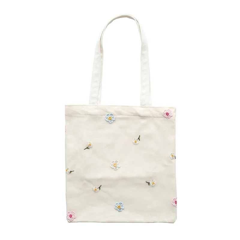 embroidered tote bolsa