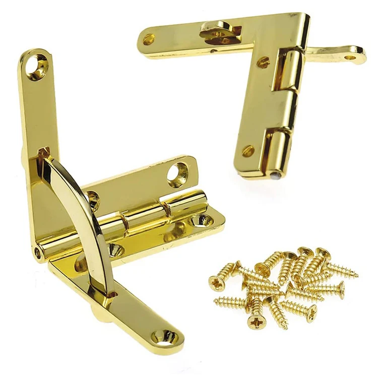 Solid Brass Nickle Plated Quadrant Hinge for Humidor Boxes Wine Cigar Case