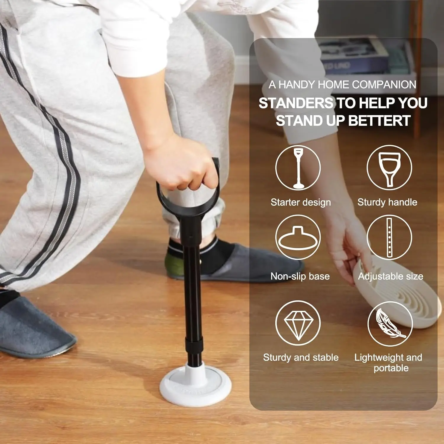 Health Care Supplies Mobility Tool Adjustable Standing Aid Device To