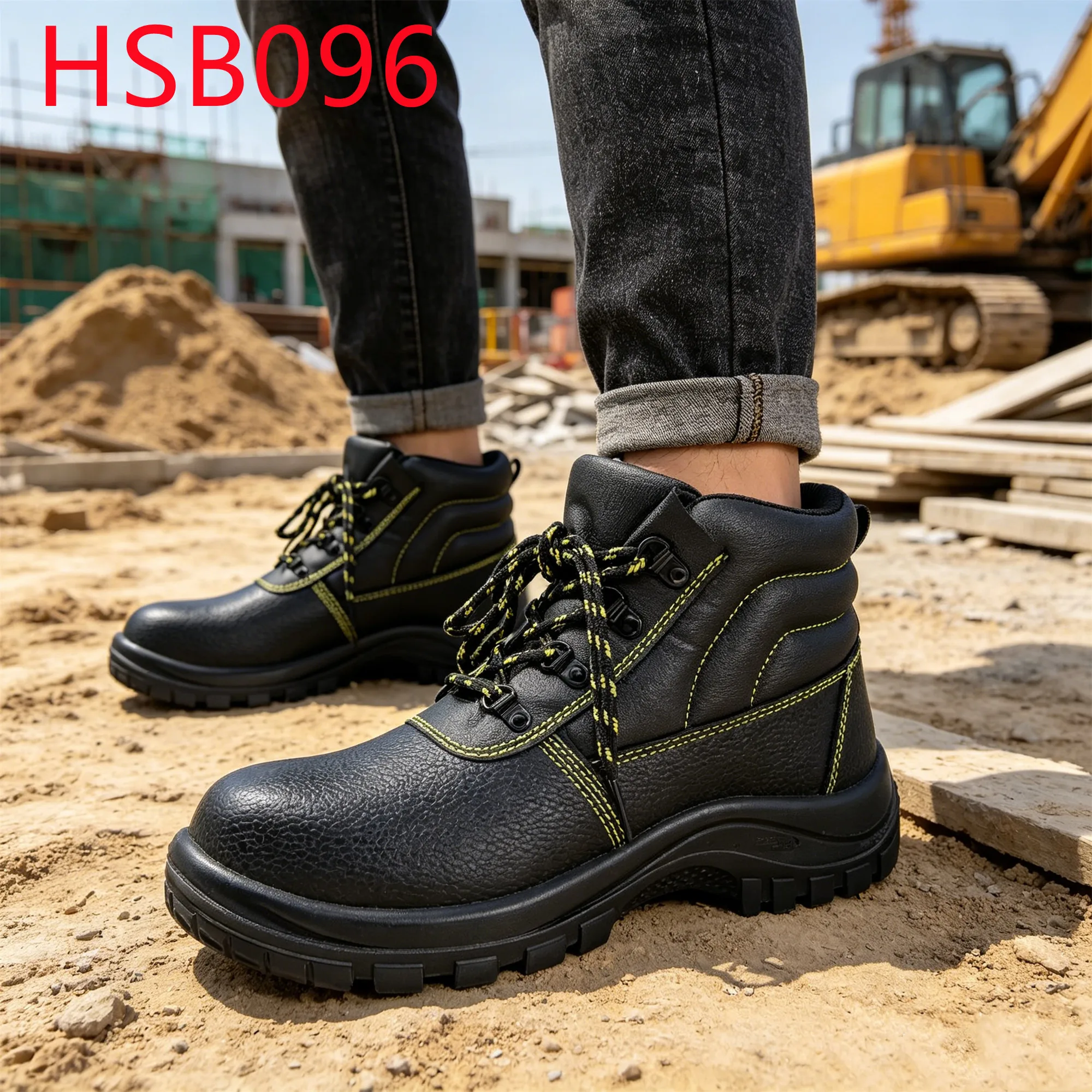 YYR,Hua Singh Outdoor Labor High Standard Durable Build Safety Boots Factory Workers Precise protection Work Shoes HSB096