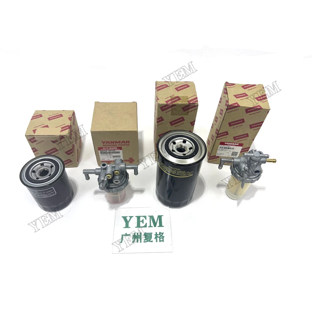 Compatible for Yanmar Engine 2TNV70 3T72 3T72HL 3T75 Filter Stock Complete Engine Filter 2