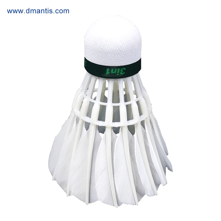 Badminton Shuttlecock with Natural Goose Feather and Speed 74-79 for all countries and seasons