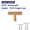 T019 single hole Brushed Gold