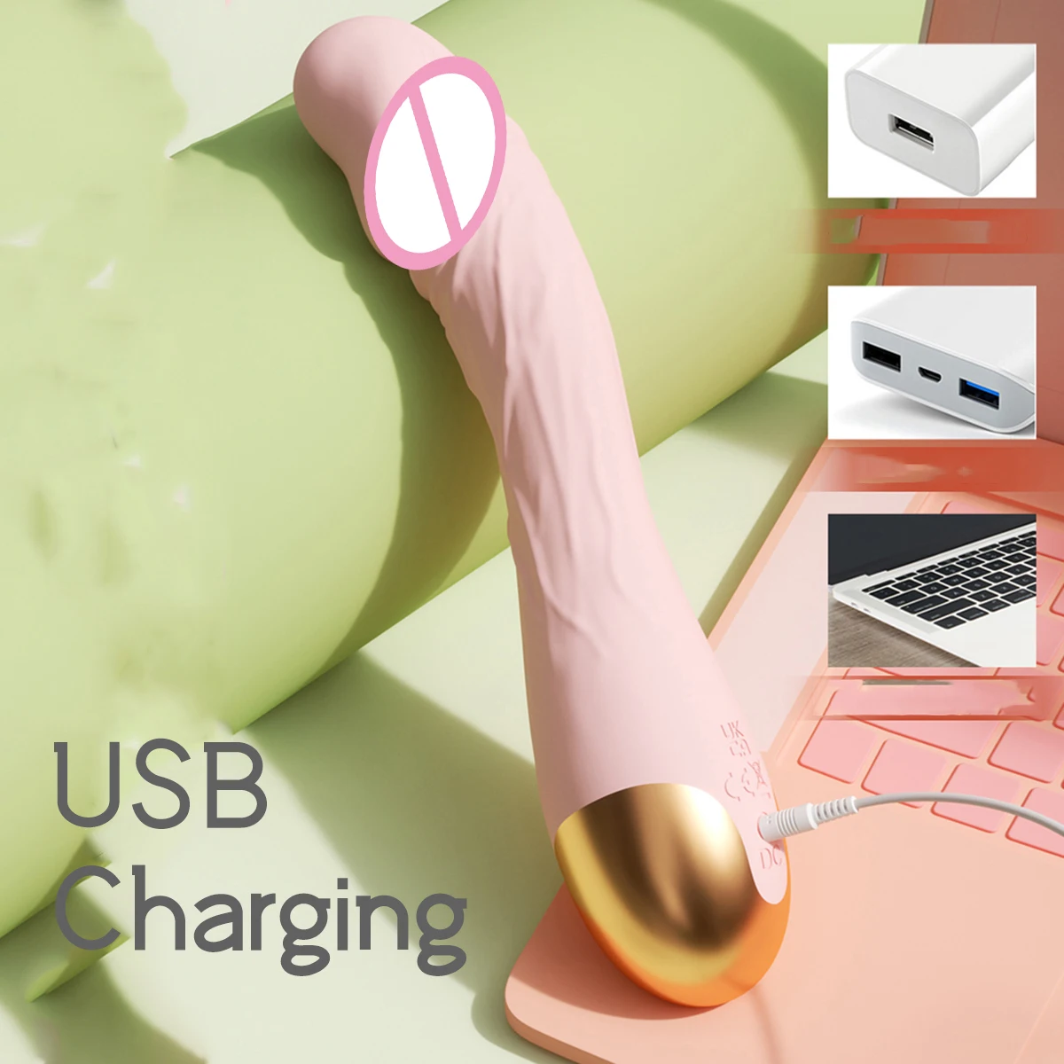 Adult Product Medical Silicone G-Spot Vagina Rechargeable Waterproof Sex  Toys Women Clitoris Vibrator for Female Masturbator