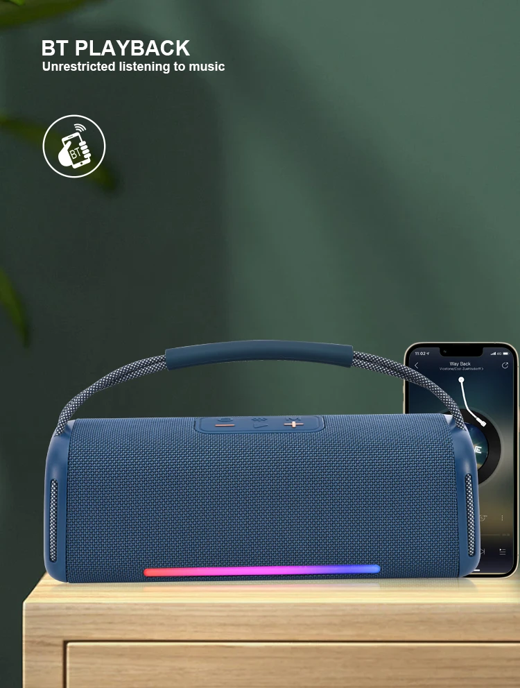 Kisonli K10 30w Bass Radio Blue tooth Speaker