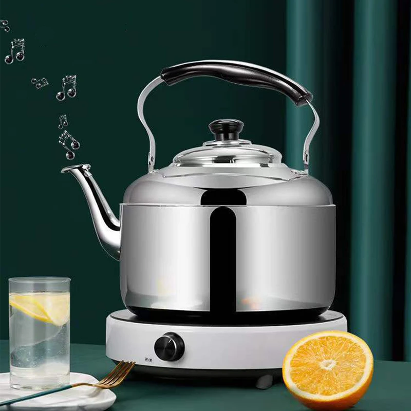 Whistling Tea Water Kettle Stainless Steel Camping Tea Kettle Whistling