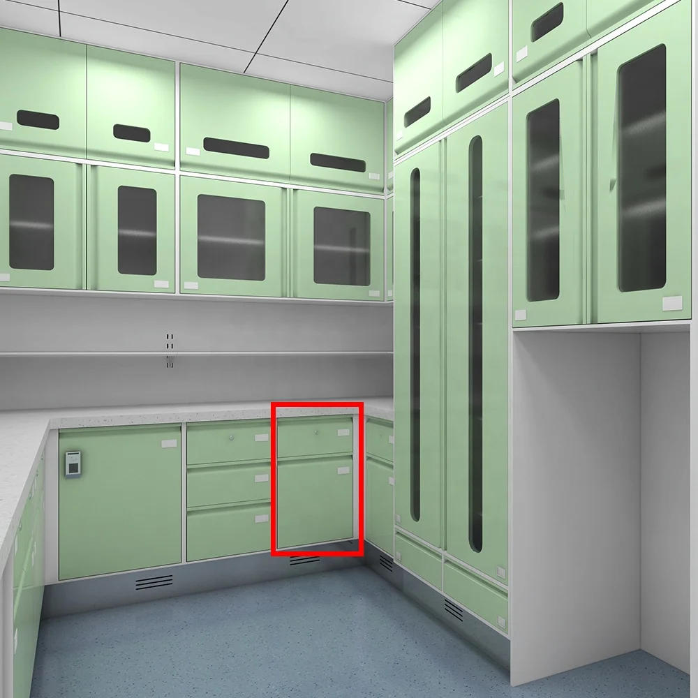 Modern Stainless Steel Hospital Cabinet Practical Wardrobe for Medical Locker & Dental Clinics for Supermarket & Gym Storage 5