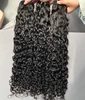 Paquetes de Cabello Humano Rizado Indio, Negro Natural.