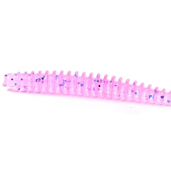 Root Fishing Threaded Needle Tail Worm 65mm 027g 12pcs/Bag Stainless Steel Artificial Soft Bait with Attractant Lure – Soft Lure – view 3