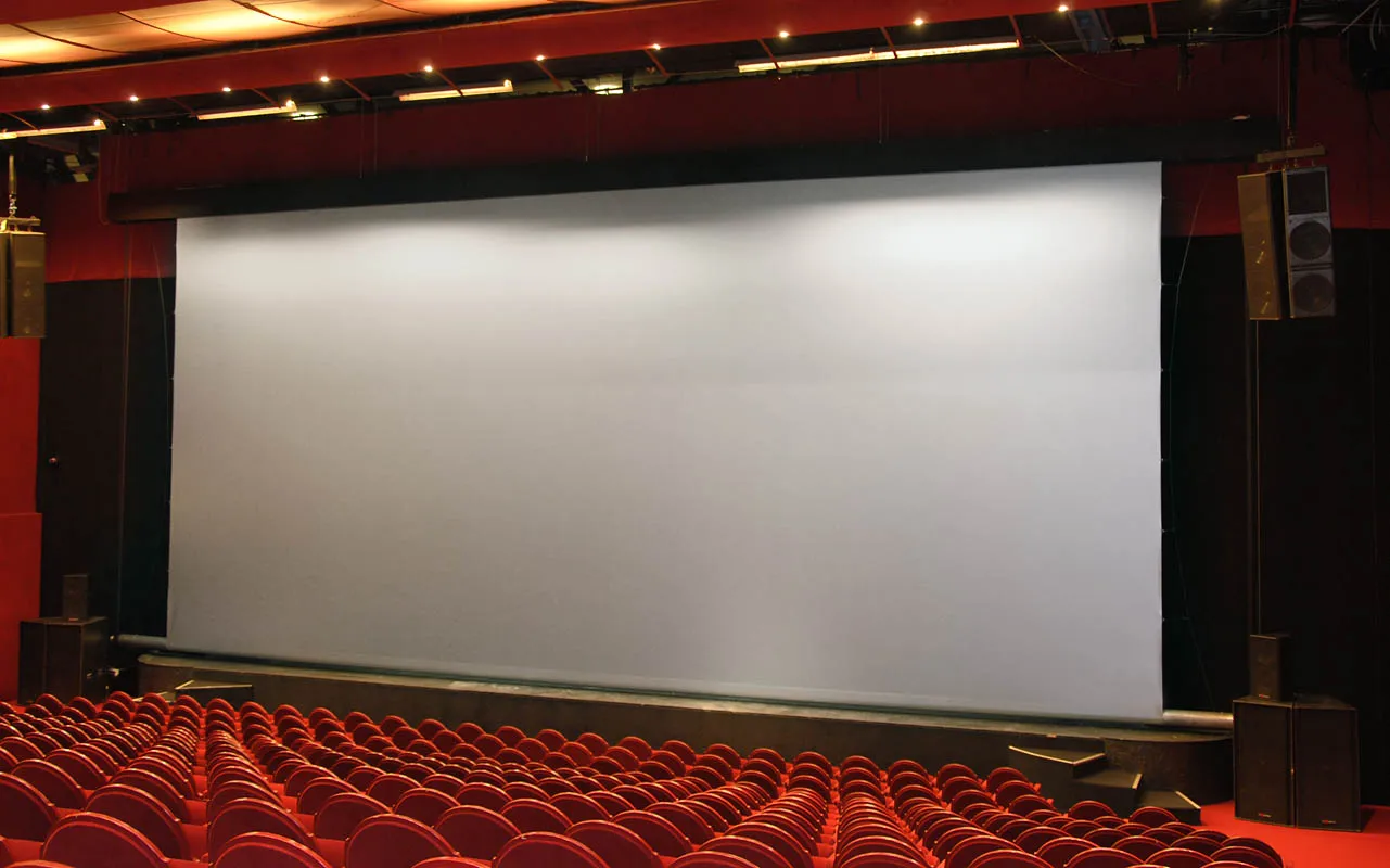 Large Format Projector Screen Luxury Large Electric Projector Screen 150-400 Inch Factory Customized ...