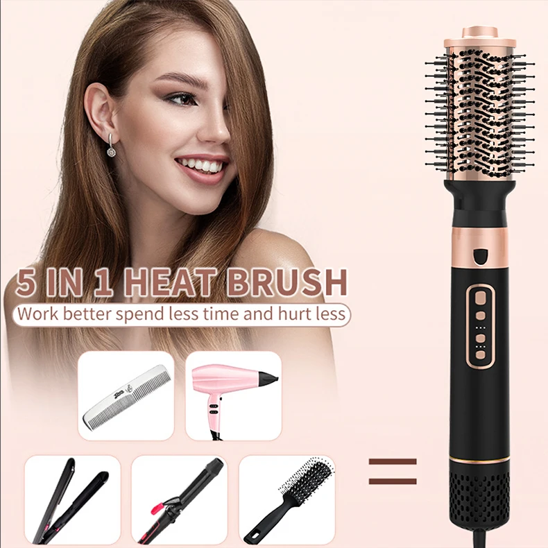 5 In 1 Styler Hair Dryer One Step Hair Dryer Professional Hair ...