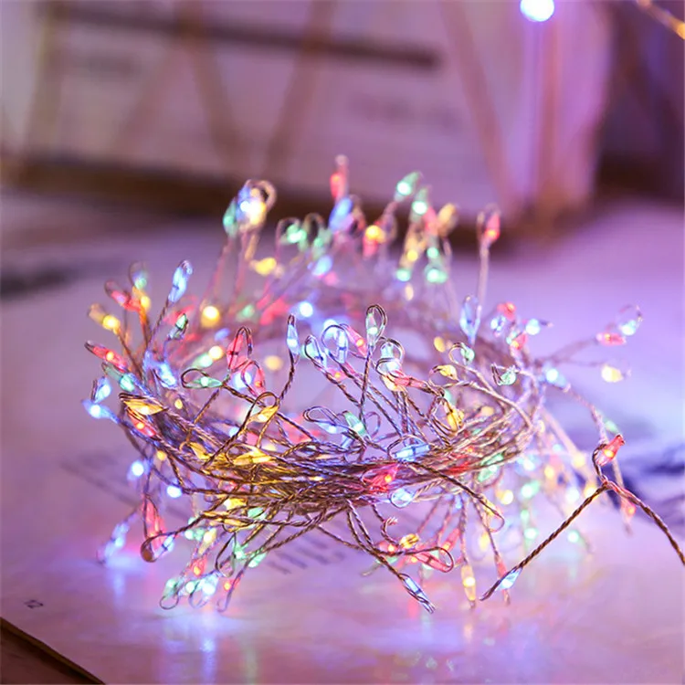 Copper Wire Fairy Lamp USB Powered Led String Firecracker Light
