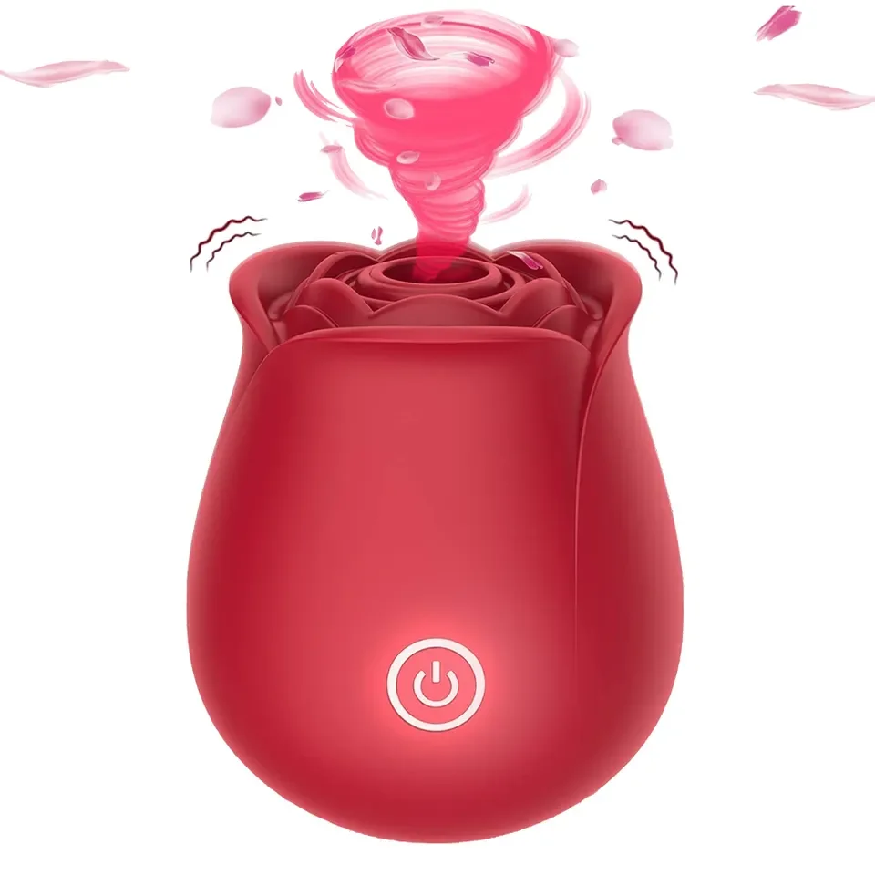 Rose Sucking Vibrator For Women Toys With 10 Frequency Vibration