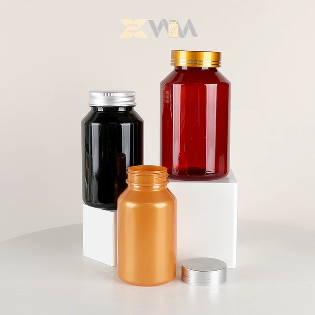 75ml 120ml 150ml 200ml 300ml  PET Empty Plastic Medicine Container Capsule Vitamin Bottle pill plastic bottle