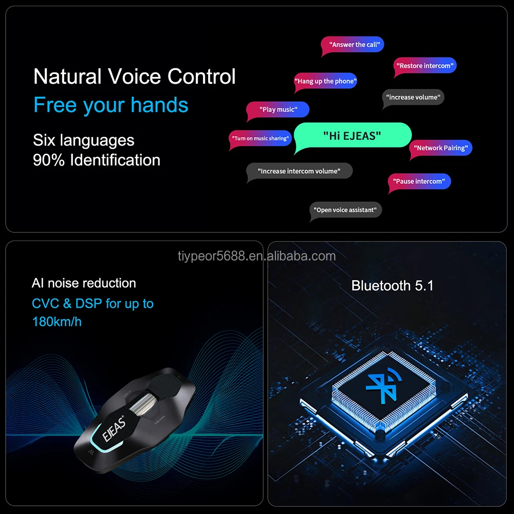 product tiypeor ejeas x10 mesh communication system full duplex motorbike helmets headset 10 riders motorcycle intercom-8