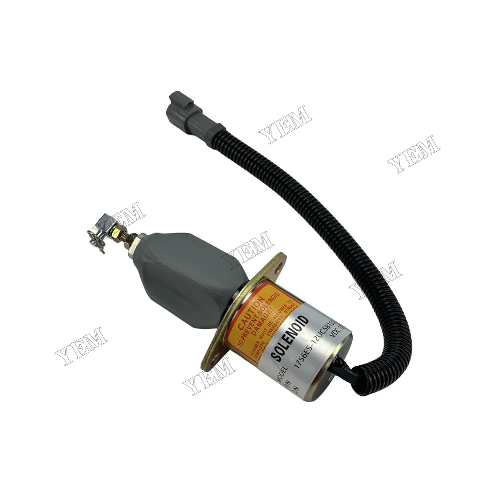 Stop Solenoid 1751E5-12A3UC12B15 Fit for Kubota V2003 Engine