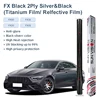 FX Black 2Ply Silver&amp;Black (ฟิล์มไทเทเนียม/ฟิล์มสะท้อนแสง)