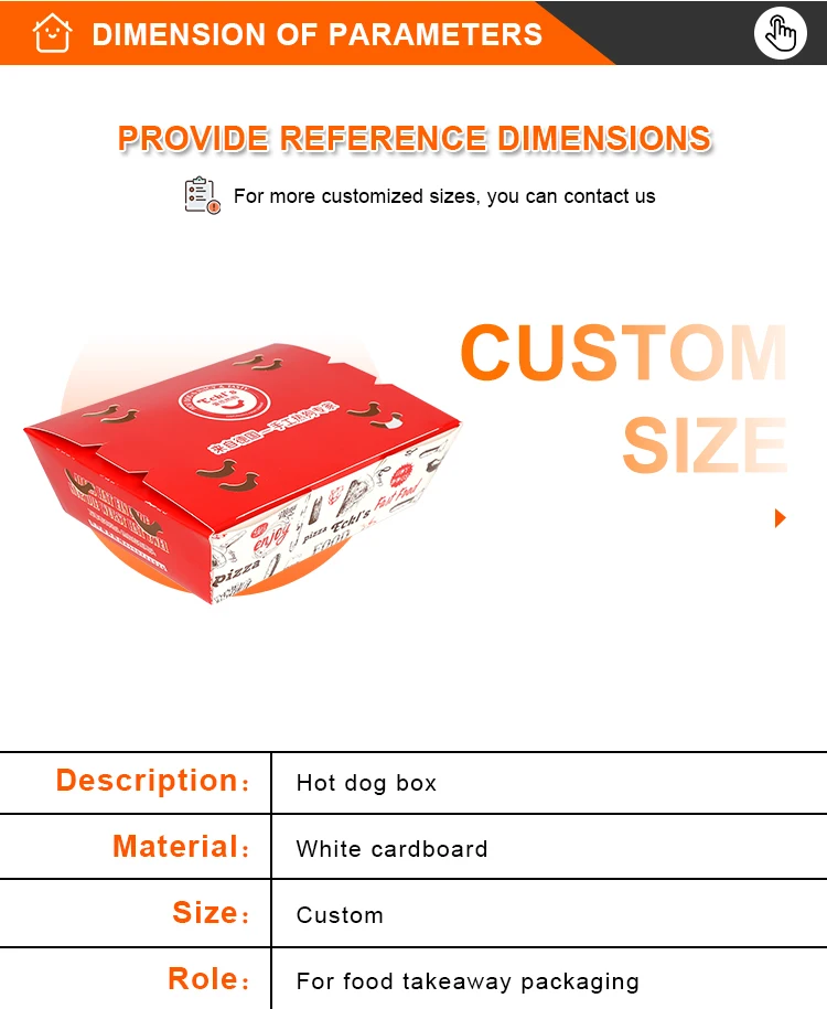 product custom white cardboard recycled hot dog fried chicken paper box packaging container with foil for corn fast food custom logo-6