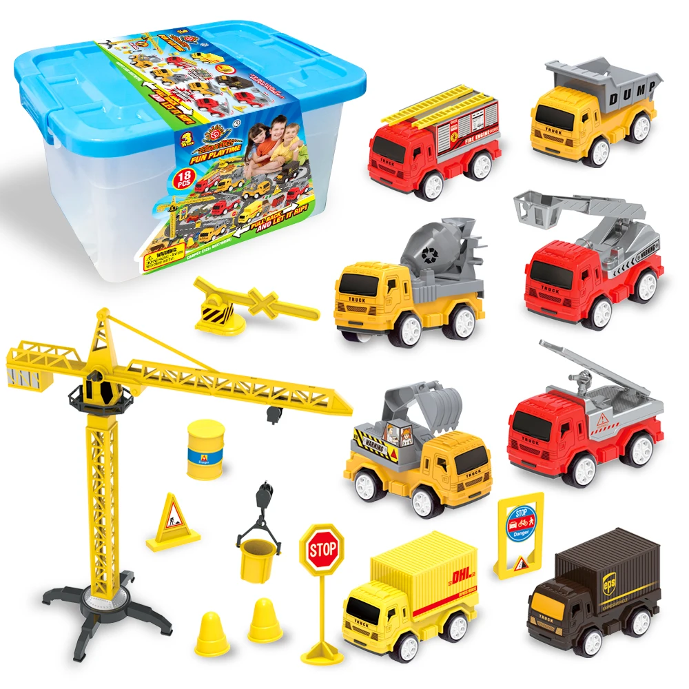 construction vehicle playset