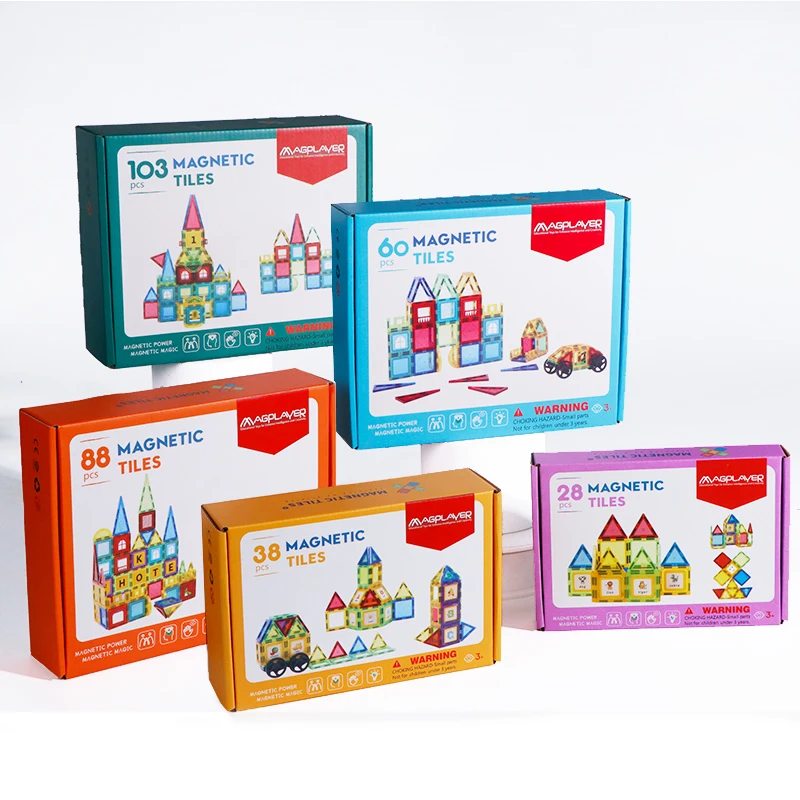 Blocks Educational Tiles Kit Construction