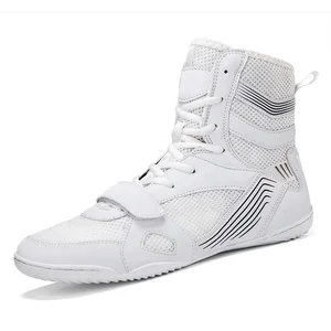 High Help Boxing Training Shoes Wrestling Shoes Boxing Shoe Martial Arts Training Long Boots