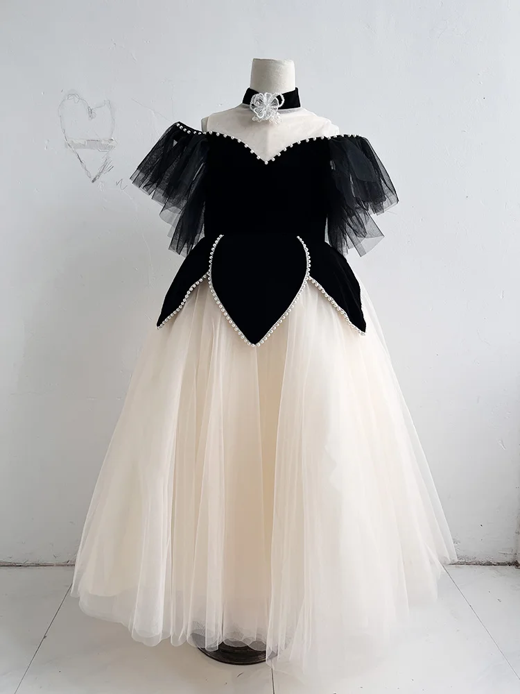 Alibaba.com: RTS High Grade Girl Wedding Dress, Little Girls White Tutu  Dress, Party Dresses for 6 Years Old