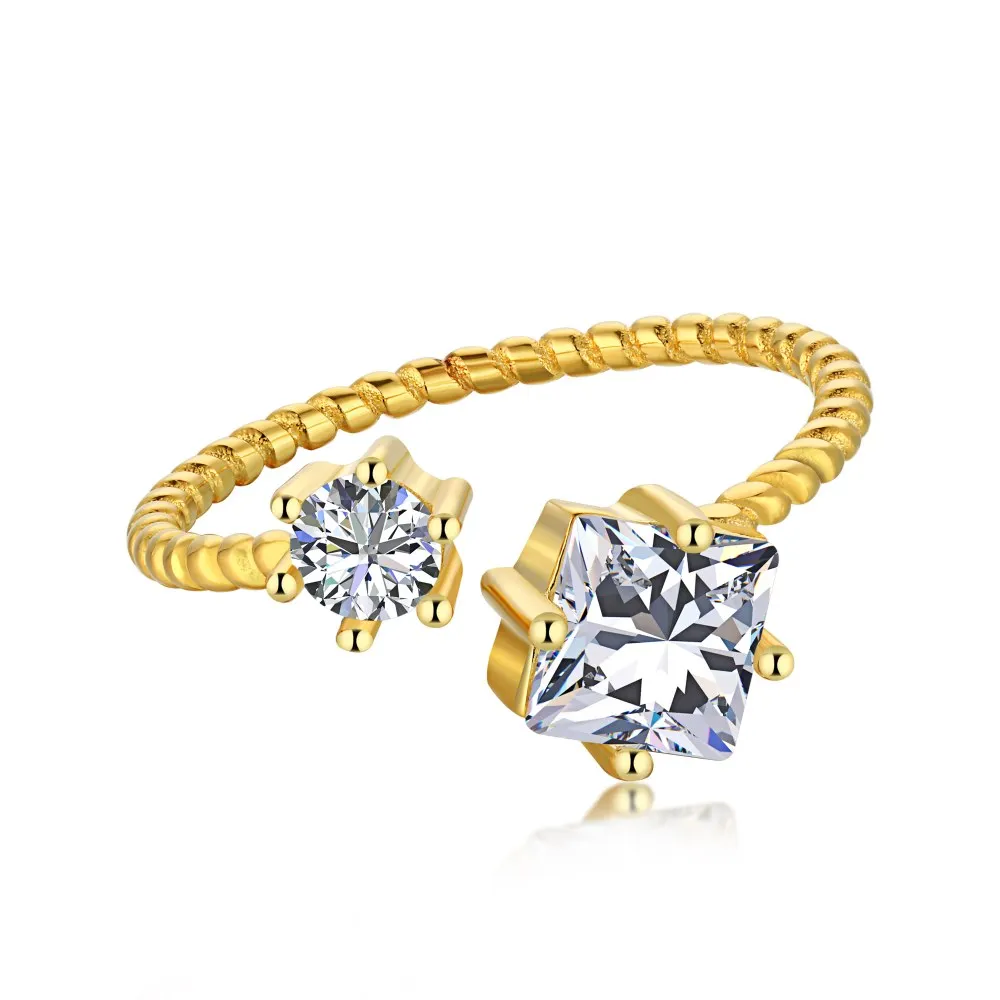 KAKODIY Adjustable Exquisite Lightweight INS Hot Selling Unique Simple Style 925 Sterling Silver Adjustable Size Women's Ring Jewelry detail 1