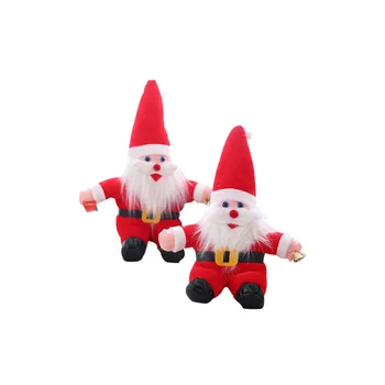 Wholesale Unisex Stuffed Santa Claus PP Cotton Christmas Gifts for Children