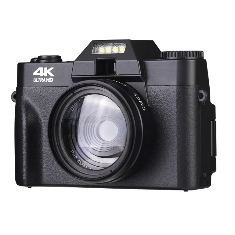 Popular Flip Screen 48 Megapixel WIFI 16X Zoom 4K HD High Resolution Selfie Digital Camera for Photography