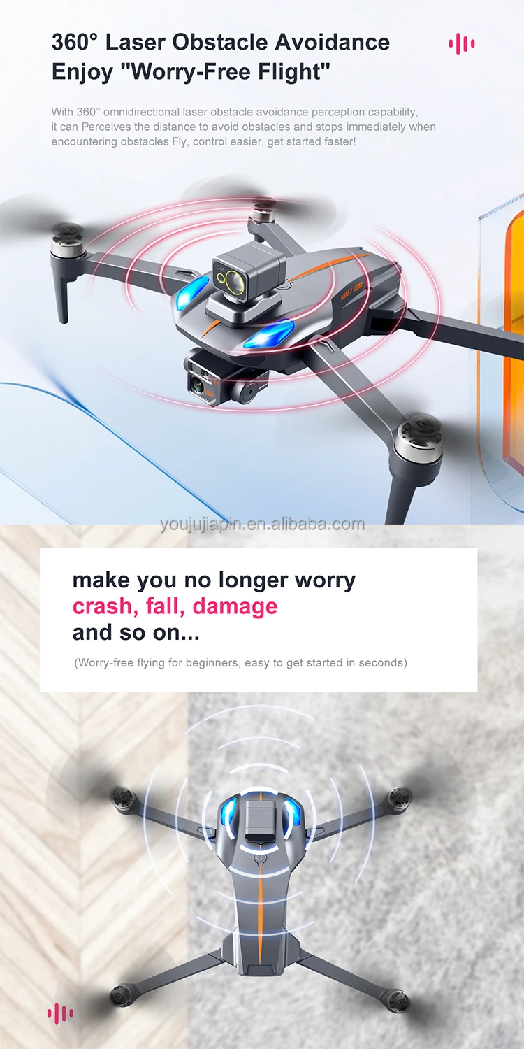 Profesional Drones K911 Max 8k Dual Camera Gps Tracking Drone 5g Wifi