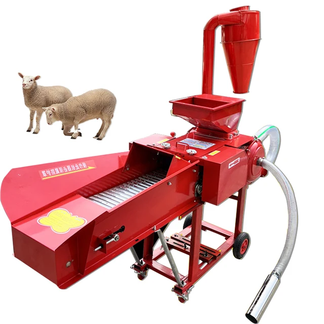 Animal Poultry Feed Hay Chaff Cutter Silage Grass Chaff Cutter Machine For Horses