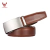 nickle buckle brown strap