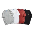 China T-shirt T-shirt T-shirt Design 2022 China Customized Logo Elastic 100% Cotton Fabric Absorb Sweat Men T-shirt