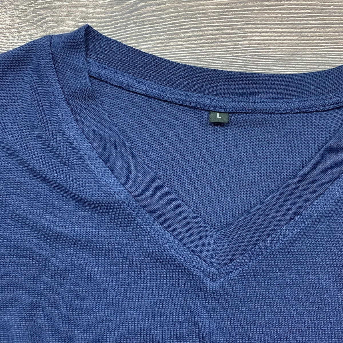 Men’s High Quality Merino Wool Long Sleeve V Neck Shirt Breathable Merino Wool Full Sleeve T Shirts for Men