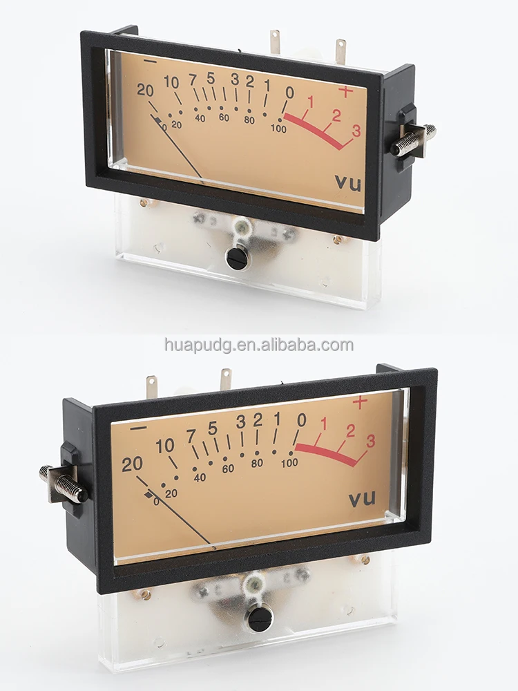 Analog Meter VU73 Panel Meter Header Led Yellow DB Meter Mixer Power Meter Factory Price