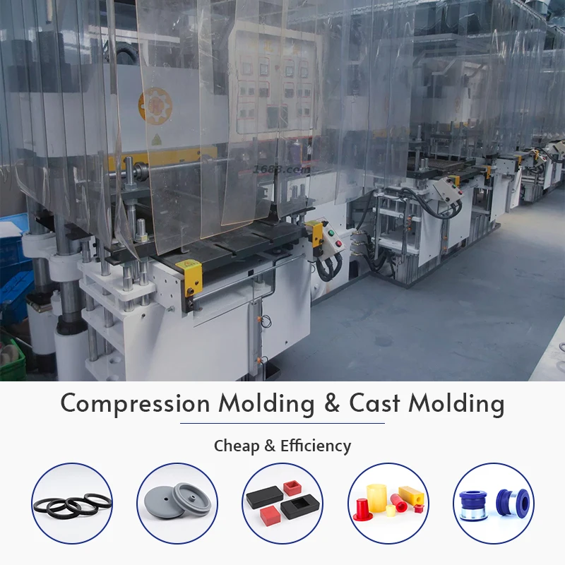 Rubber Inject Molding Injection Moulded Rubber Spring Solid Neoprene Rubber Cylinders