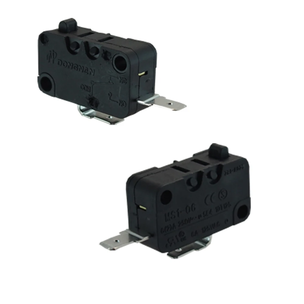 DONGNAN MS1 Micro Switches 2 Terminals Replacement Micro Switch for Arcade Push Button Joystick MS1 Quick Connect